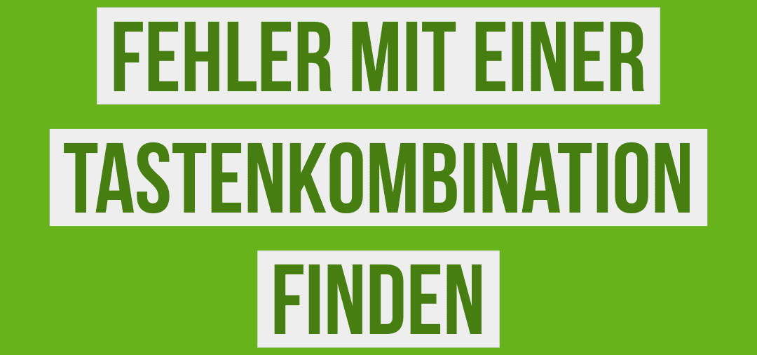 Wie du ganz schnell einen Fehler in Microsoft Excel mit einer Tastenkombination findest #shorts