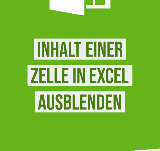 Inhalte einer Zellen in Microsoft Excel ausblenden #shorts