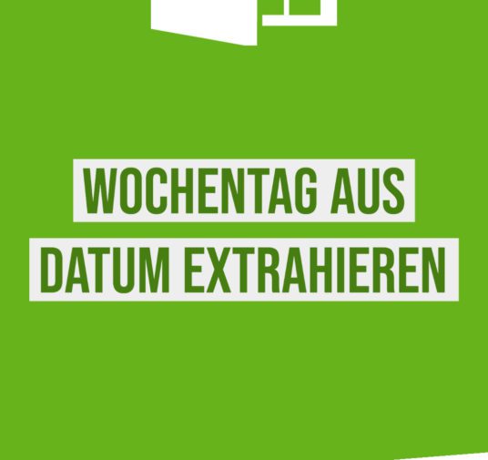 Wie du in Microsoft Excel den Wochentag aus einem Datum mit der TEXT-Funktion extrahierst #shorts