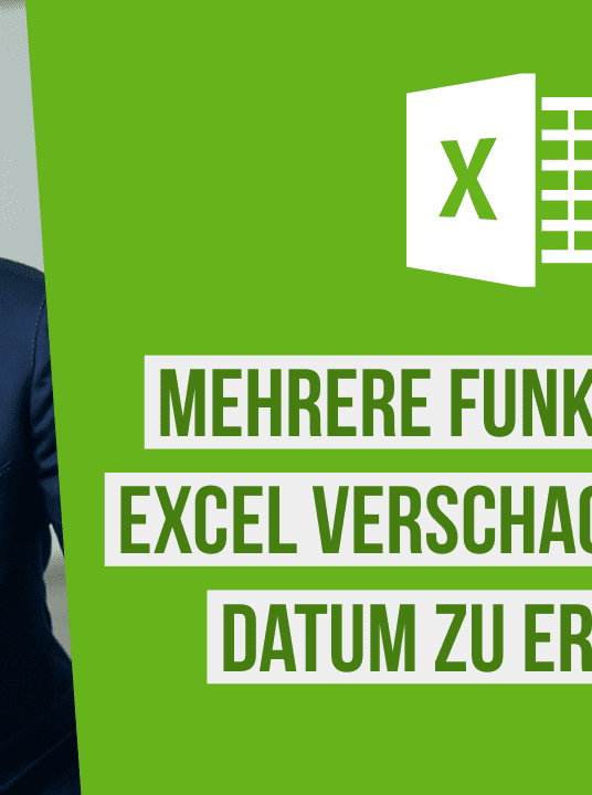 Funktionen in Microsoft Excel verschachteln, um ein Datum in einer Spalte mehrfach zu wiederholen