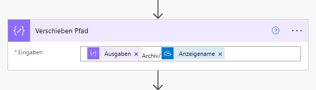 Neuen Pfad inkl. Dateinamen in Power Automate zusammensetzen