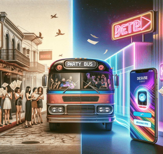 Neue Wege, alte Pfade: Ein Partybus-Konzept im Wandel der Digitalisierung