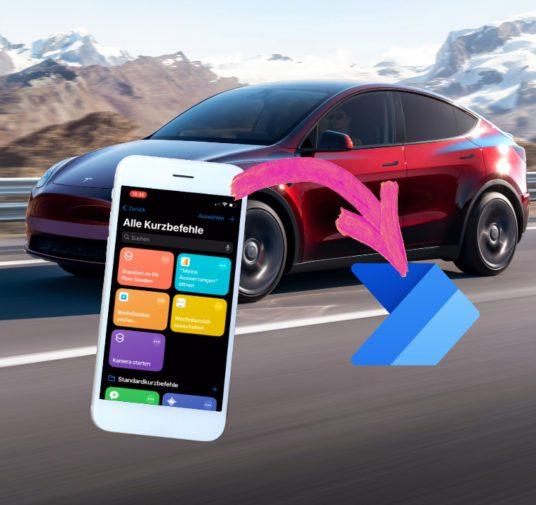Automatisiertes Fahrtenbuch mit Tesla, iPhone und Power Automate